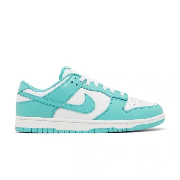 Nike Men's Turquoise and White Sneakers - Picture 3 of 5